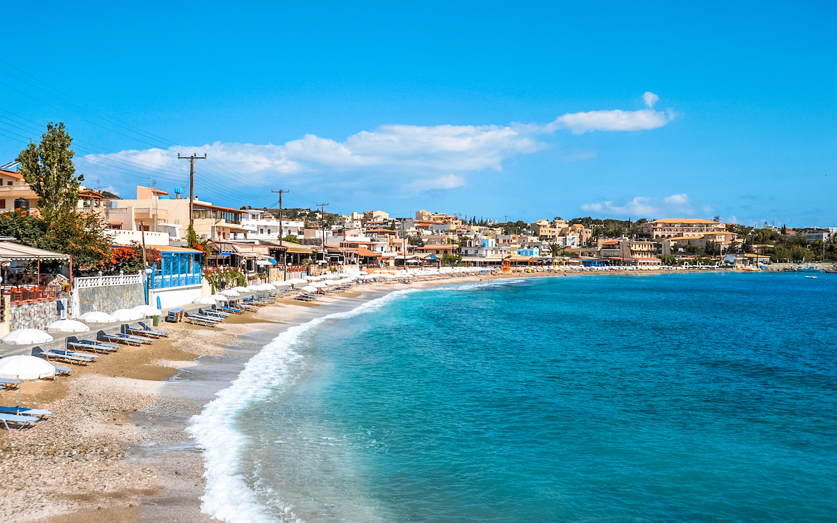 beaches near heraklion, heraklion beaches, beaches in heraklion