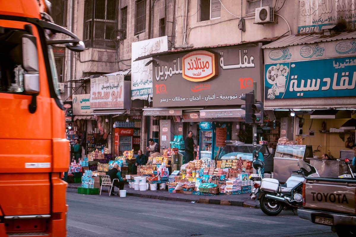 Amman traffic jam