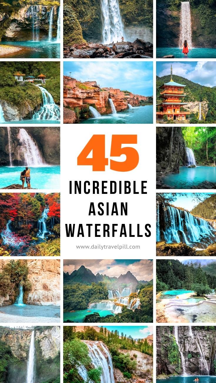 The most beautiful waterfalls in Asia