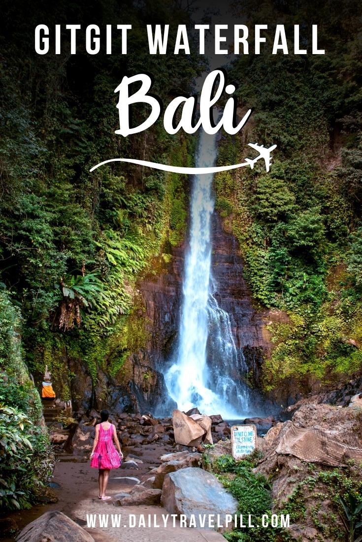 gitgit waterfall bali, git git waterfall bali, air terjun gitgit, gitgit twin waterfall