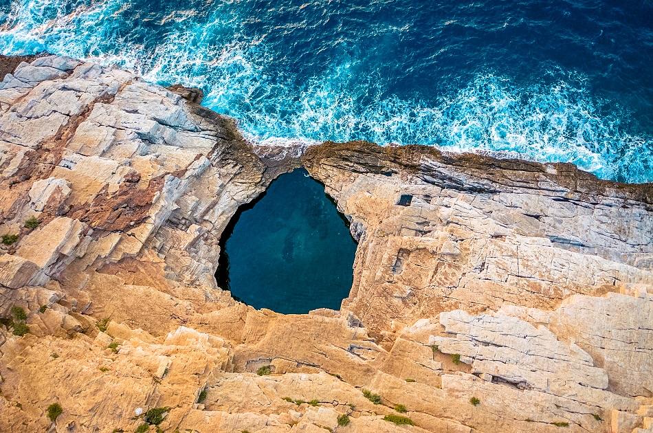 Giola Beach and Natural Pool, Thassos, Greece