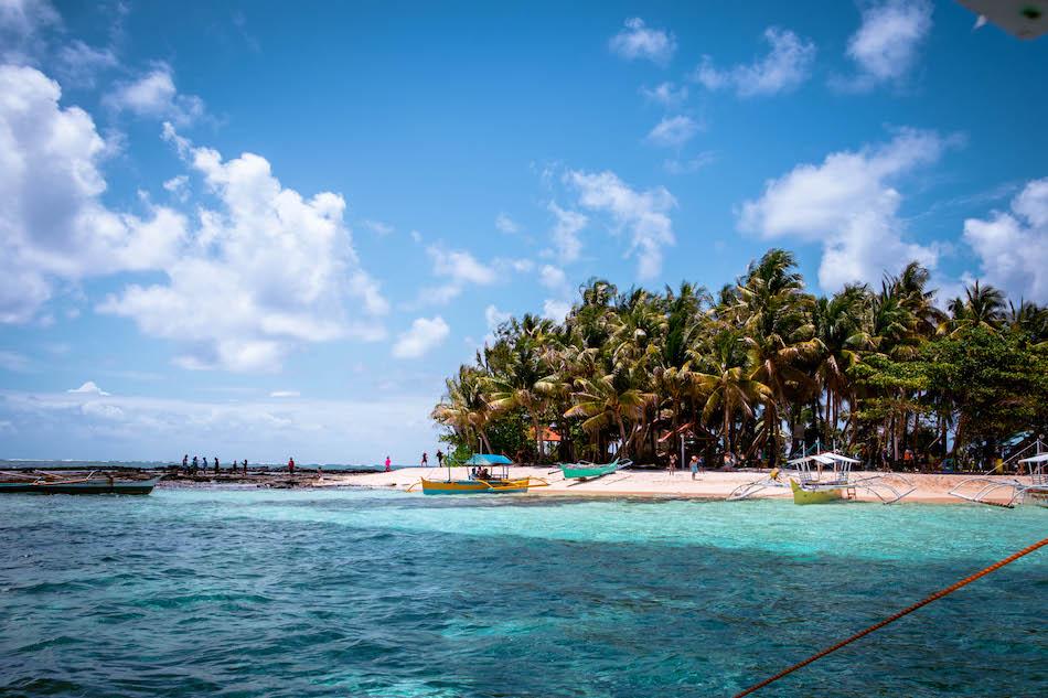 Guyam Island in Siargao, Philippines. Siargao Island hopping tour, Siargao tour, Guyam Island Beach