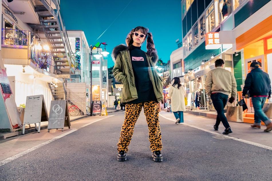Girl dressed in Harajuku, Tokyo