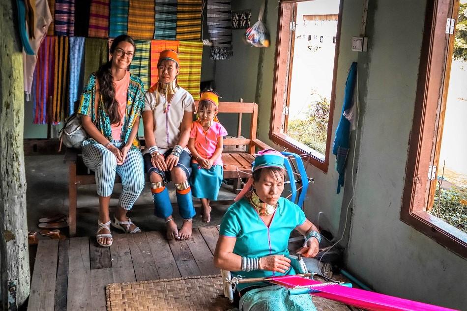 Pa Daung Women or the Long Neck Women at Inle Lake