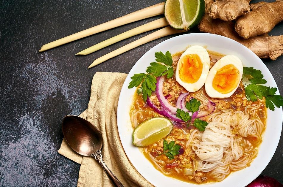 Mohinga Traditional dish from Myanmar