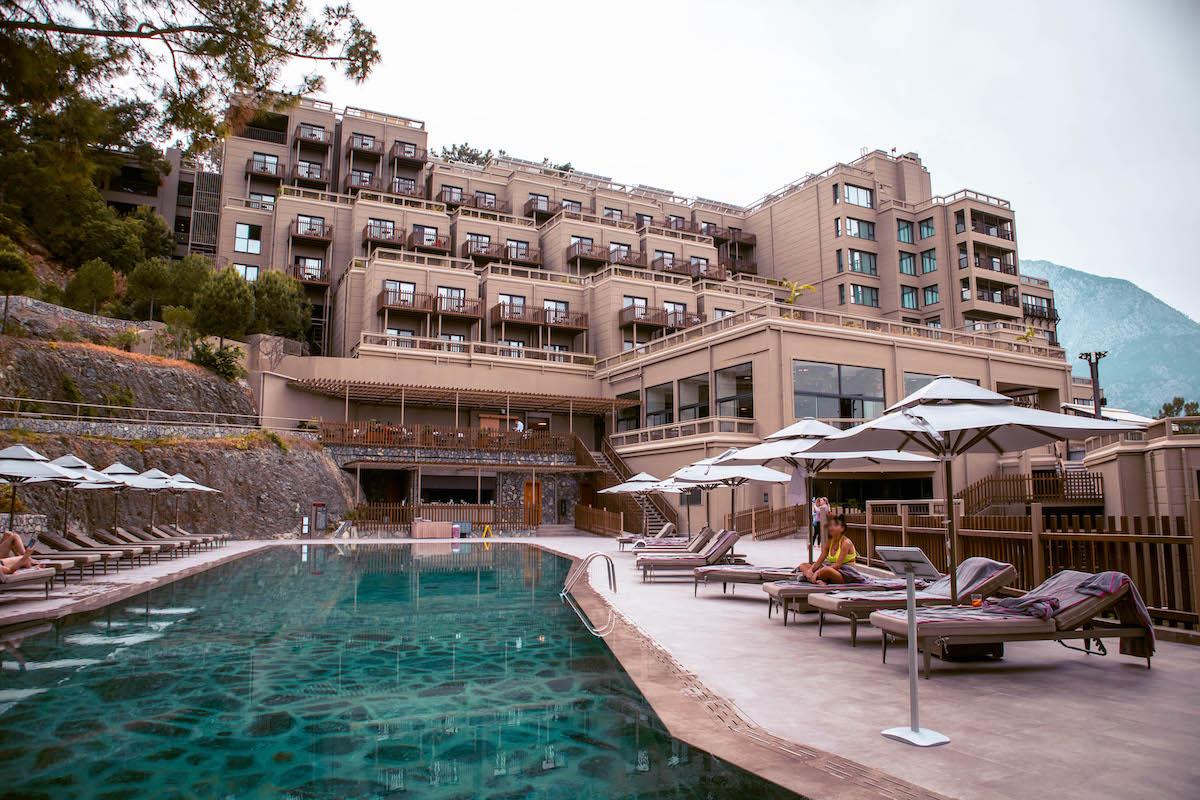 Ng Phaselis Bay Hotel Antalya cliffside pool