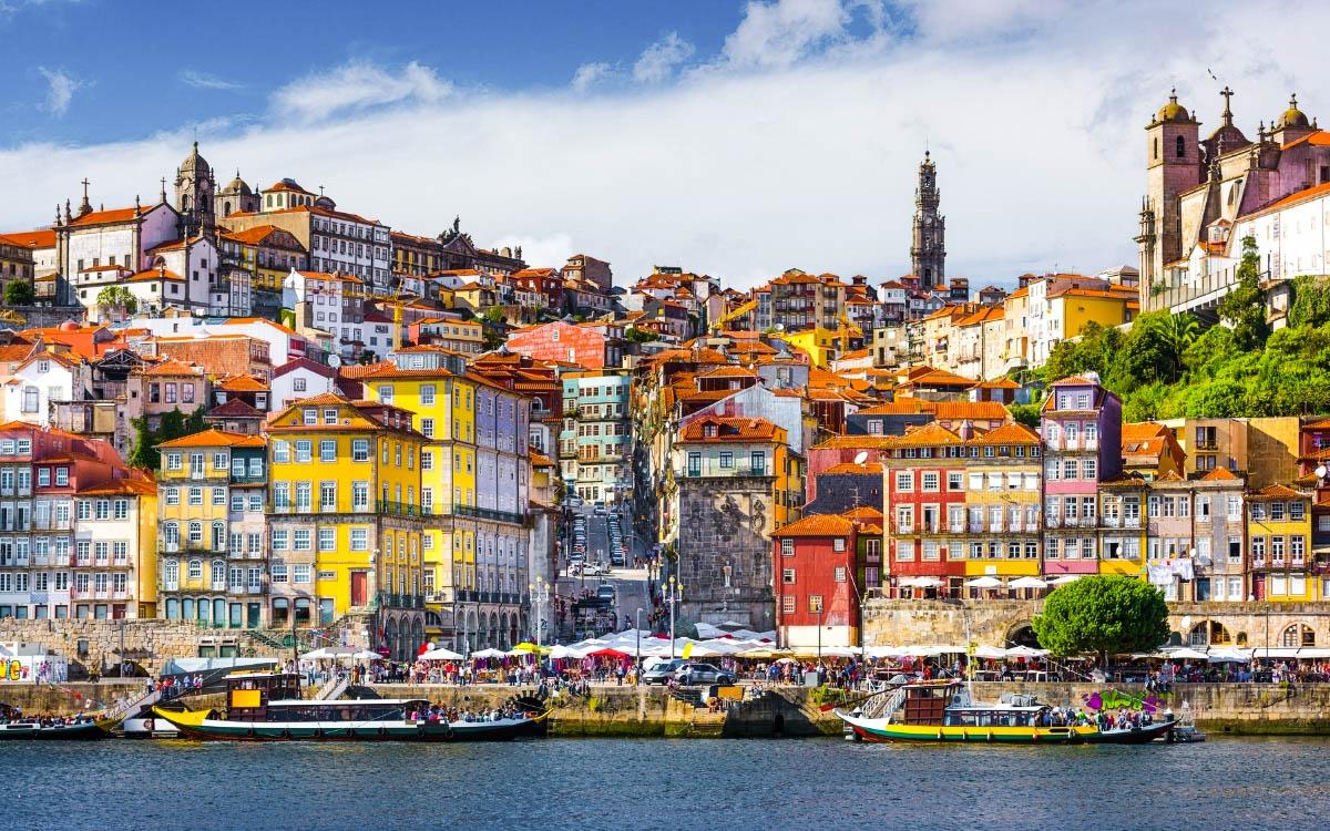 Porto colorful azuljeos houses - most colorful destinations in the world, vibrant cities, colorful cities, colorful earth, vibrant places around the world