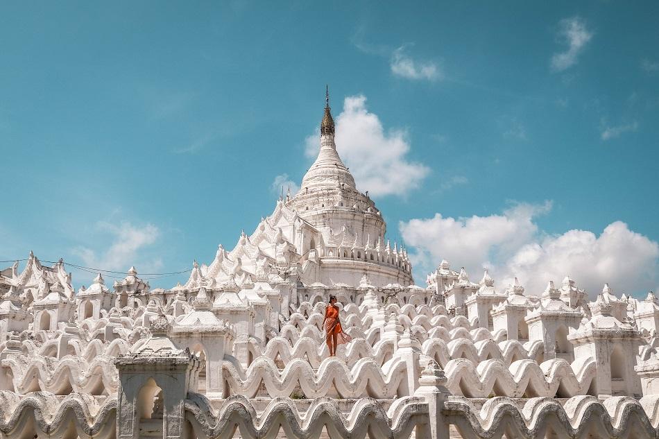 Hsinbyume Pagoda - Myatheindan Pagoda - Mingun, Mandalay